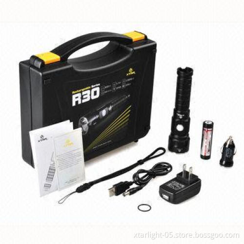 Rechargeable Flashlight with Cree LED Light